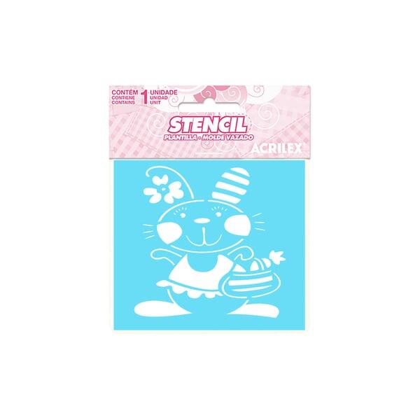stencil-acrilex-10x10cm-coelha