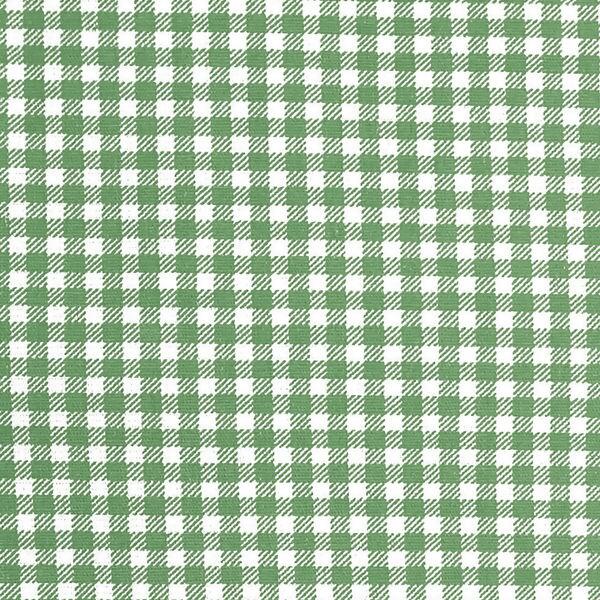Toalha quadrada quadriculada (M) / xadrez verde e branco