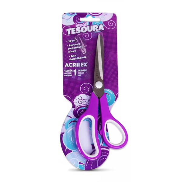 tesoura-multiuso-acrilex-lilas