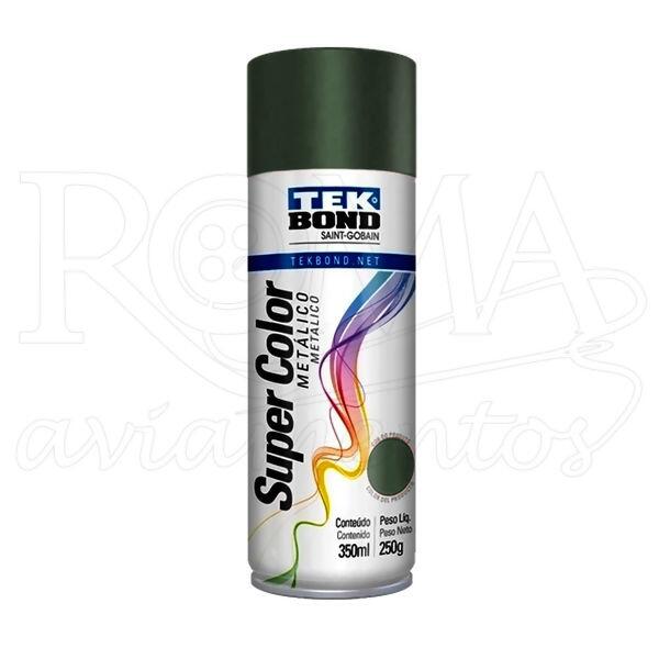 Tinta Spray SuperColor Tekbond - Verde Escuro - 350ml - 250g