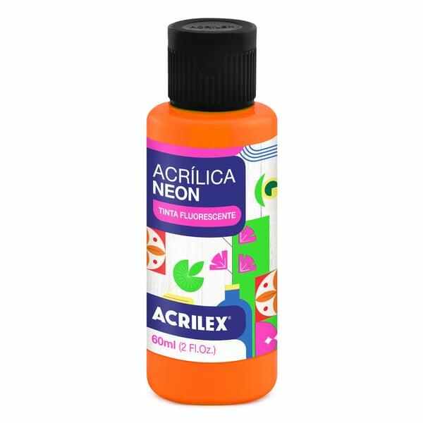 tinta-acrilica-fosca-neon-60ml-acrilex-laranja
