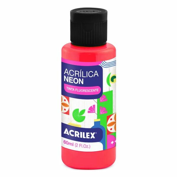 tinta-acrilica-fosca-neon-60ml-acrilex-verm
