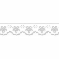 Bordado Lasy Flor branco Mod.1 - 5034 