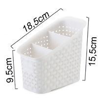 Organizador multiuso - Rattan/Branco - 35522