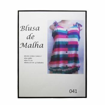 Molde para blusa de malha Nº 041 - 8531 