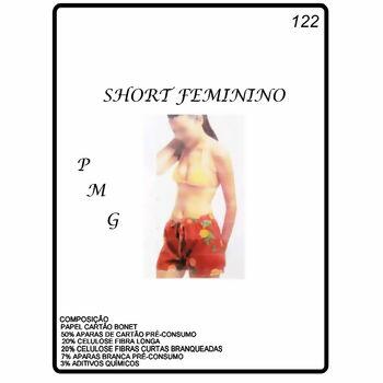 Molde para shorts feminino tam. P, M e G Nº 122 - 9114