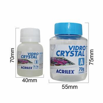 Verniz vidro crystal caixa com 2 unidades -  14190