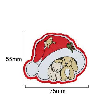 Aplique termo 31 Animais natal tam. 88mm X 68mm - 16691