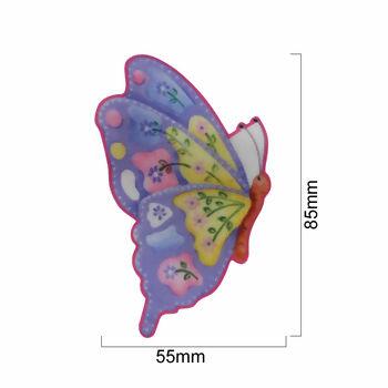 Aplique termo 471 Borboleta tam. 55mm X 85mm - 17597