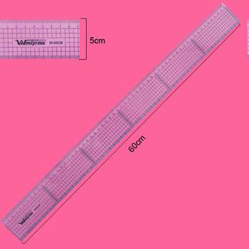 Régua Molde quadriculada transp. W-60cm - 20931 