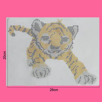 Strass termo tigre 5001 dou/pto/pta pct. com 5un. - 21525 