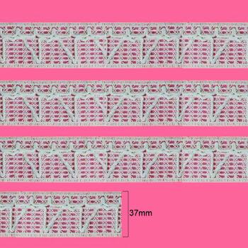 Renda algodão cru 6210 37mm rolo com 20mt - 22059
