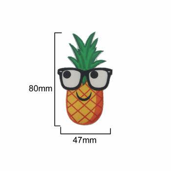 Aplique termo.: RO.01 - abacaxi/ oculos grau - 30949