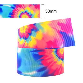 Fita gorgurão - Progresso - 38mm x 10m - Tie dye 204 - 043161