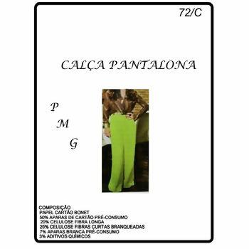 Molde Nº 72/C calça pantalona P-M-G - 15301