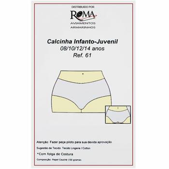 Molde para calcinha infanto-Juvenil