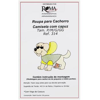 Molde para roupa de cachorro