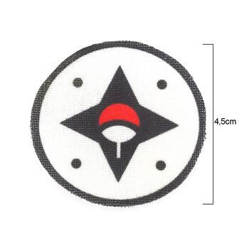 Patch Bordado Termocolante Naruto Nuvem Akatsuki Uchiha