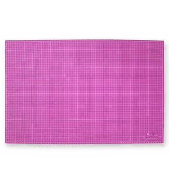 Base de corte A2 dupla face rosa 45x60cm para patchwork