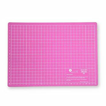 Base de corte A4 dupla face rosa 22x30cm para patchwork