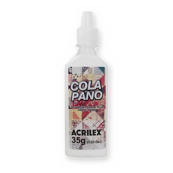 Cola Pano Acrilex 35g - cola para tecido de algodão