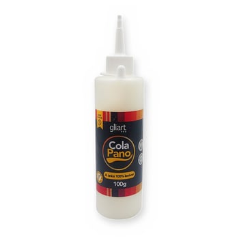 Cola Pano Gliart Pro 100g - Cola para Tecido Lavável, Base d'Água, Não Tóxica