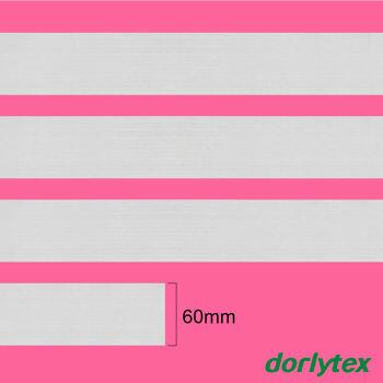 Elástico crochet - Dorlytex - Branco - 60mm x 25mt - 031399