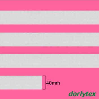 Elástico crochet - Dorlytex - Branco - 40mm x 25mt - 042390