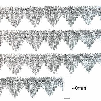 Galão metálico 08 - c/40mm x 20m - Prata - 35068