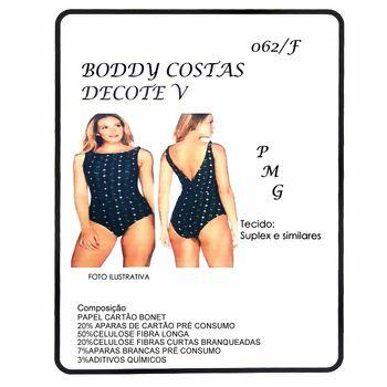 Molde Nº062/F body costas - P - M - G - GG -  35279