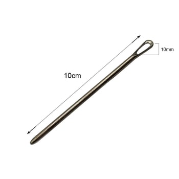 Passador de cordão - 10cm - Prata - 071063