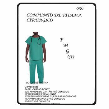 Molde nº 036 conjunto de pijama cirúrgico tam. P,M, G e GG -  34172