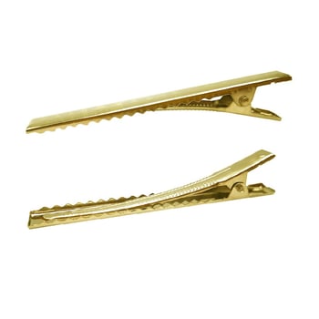 Presilha Bico de Pato Metal Dourado - Kit com 100 unidades - RO.134003