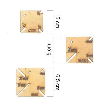 Régua - KIt canto mistrado - MDF - 35896