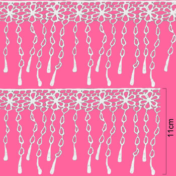 Guipir 100% Poli. RO.60034 branco com 13,7m - 23724