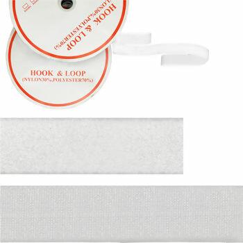 Velcro Fecho light - rolo com 25 metros - Branco  