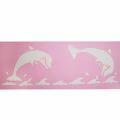 Stencil desenho - golfinhos - 21cm X 7cm - 1285 