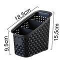 Organizador multiuso - Rattan/Preto - 35523