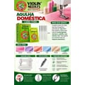 Agulha doméstica Violin HAX1 caixa com 100 para liganete, viscolycra, sedinha, voal e viscose
