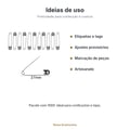 Alfinete de Segurança N-0 27mm Níquel - ideias de uso