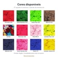 Cores disponíveis: Aplique Flor Ultra 18mm pacote com 1000 unidades