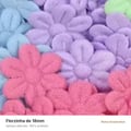 Detalhe do Aplique Flor Ultra 18mm pacote com 100 unidades