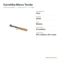 Carretilha Marca Tecido com Cabo de Madeira 15cm - ficha técnica