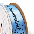 Fita Cetim Estampada Feliz Aniversário Sinimbu cor Azul 294 C02 22mm rolo 10 metros
