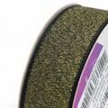 Fita Cetim com Lurex Ouro Cinderela cor Preto 12 22mm rolo 10 metros