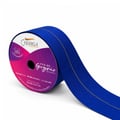 Fita Gorgurão Linha Dourada Cinderela cor Azul BB 10 38mm rolo 10 metros