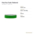 Fita Dupla Face Fixa Tudo Tekbond Uso Interno 12mm x 2m - ficha técnica