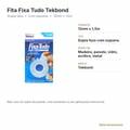 Fita Dupla Face Fixa Tudo Tekbond com Espuma 12mm x 1,5m - ficha técnica