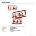 Fita Natal Princess Gnomo e Corações 38mm x 10m - ficha técnica
