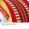 Fita Natal Sinimbu detalhe textura xadrez Vermelho Verde Branco Dourado fio metalizado